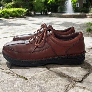 Drew Brown Leather Orthopedic Walking Shoes 10.5W Comfort Casual Support Walking